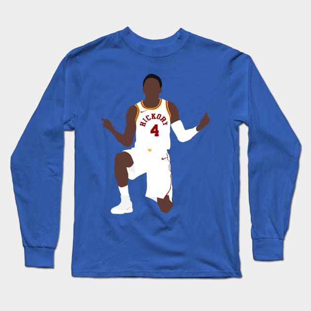 Victor Oladipo Hickory Pacers Long Sleeve T-Shirt by xRatTrapTeesx